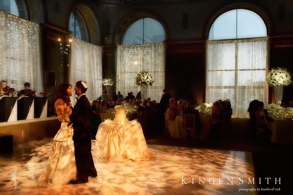 Chicago Cultural Center First Dance Romantic Lighting